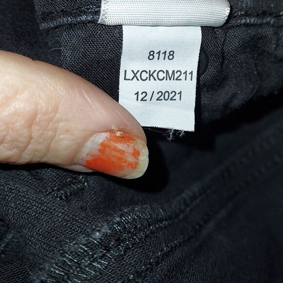 Aeropostale Black Jean Shorts with Distressed Design - Picture 6 of 11